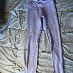 Crop Shop Boutique Marl Leggings Small Lavendar